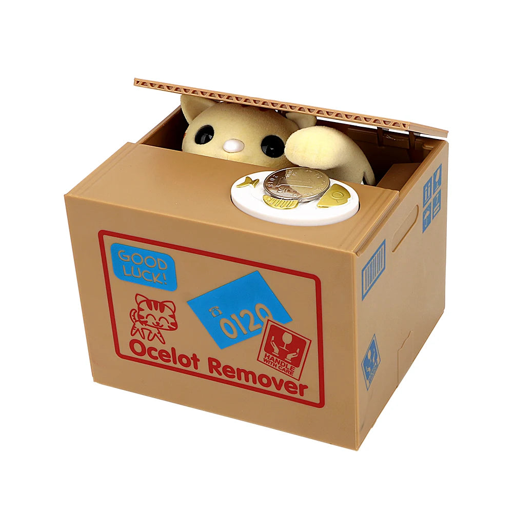 Tirelire-attrape-pièces-panda-jaune