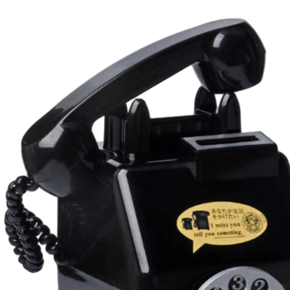 Tirelire enfant téléphone noir