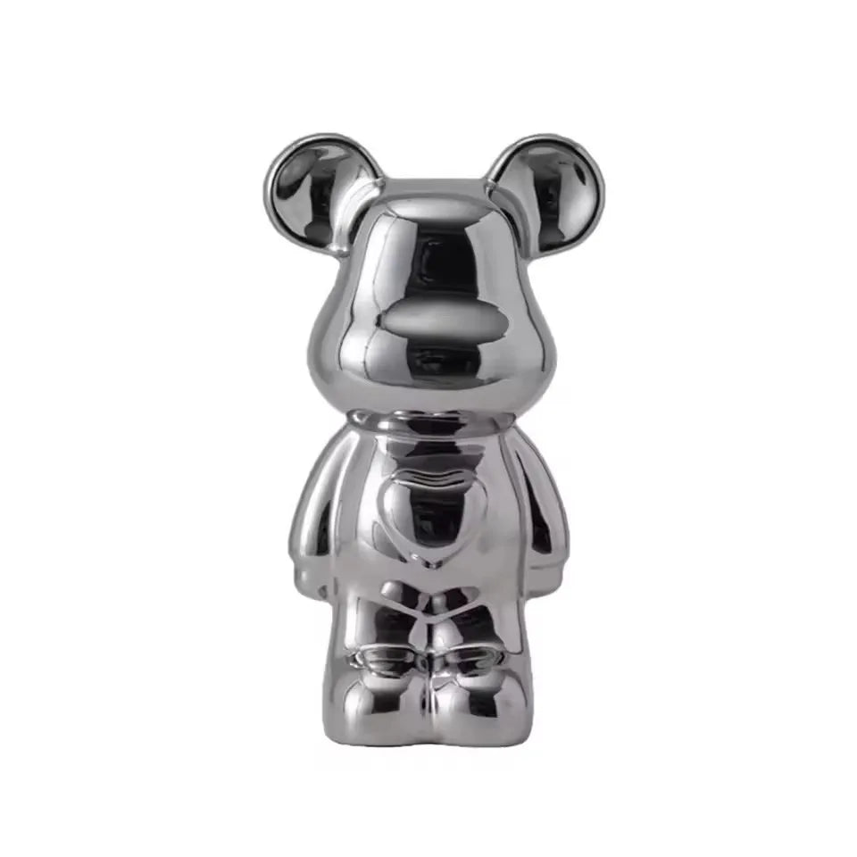 Tirelire enfant cartoon design blanche