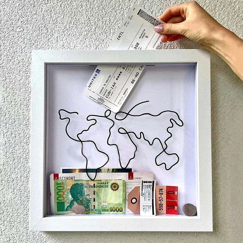 Tirelire enfant monde