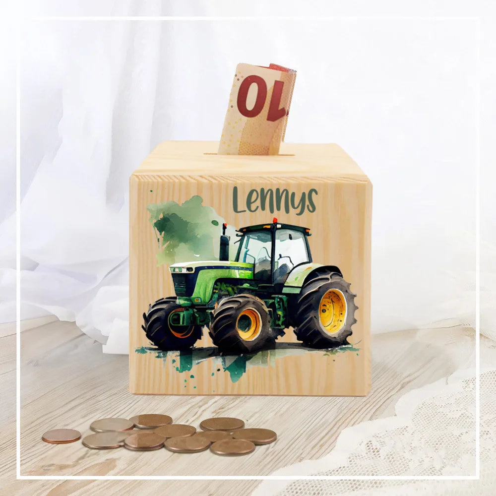 Tirelire enfant camion personnalisable