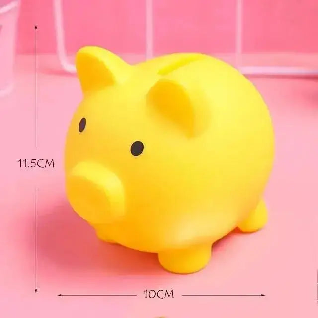 Tirelire enfant cochon bleu