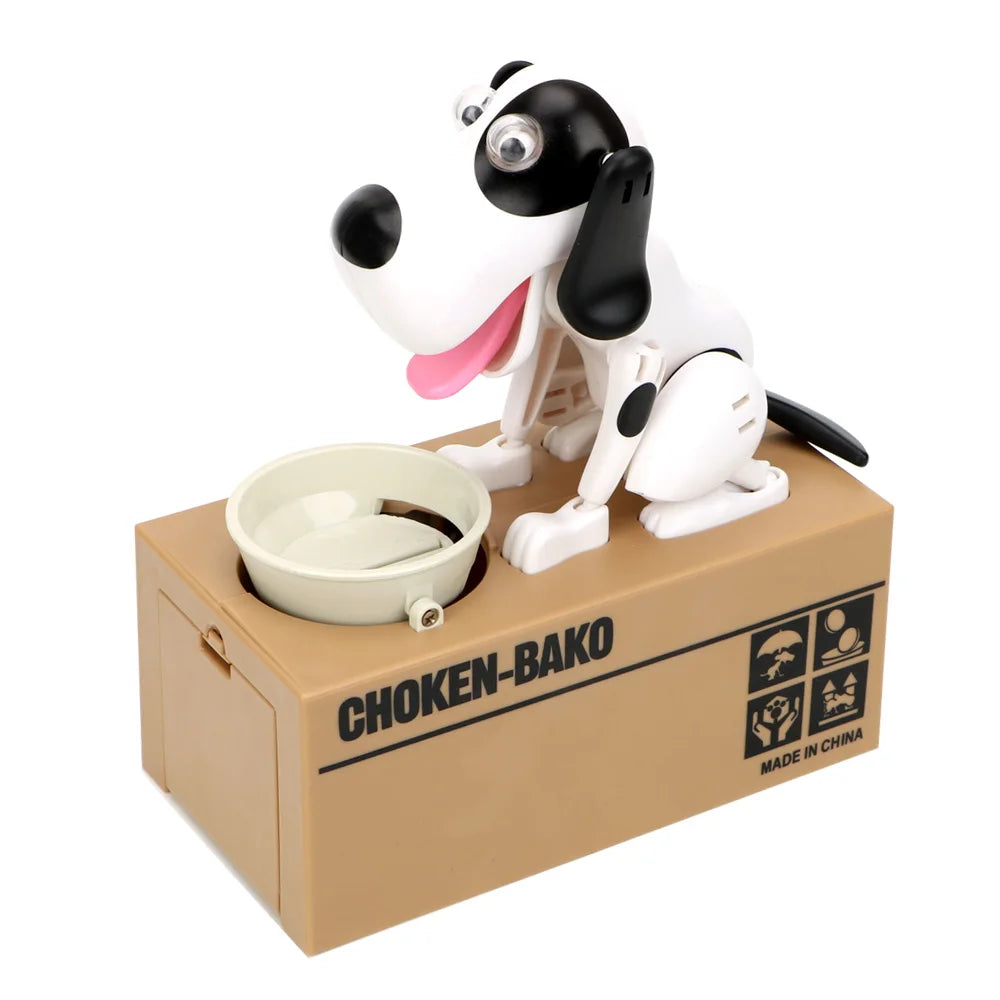 Tirelire enfant attrape pièces chien