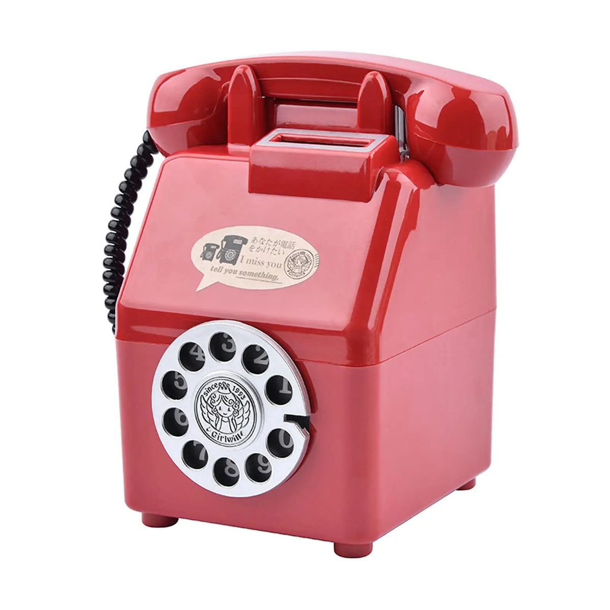Tirelire enfant téléphone noir