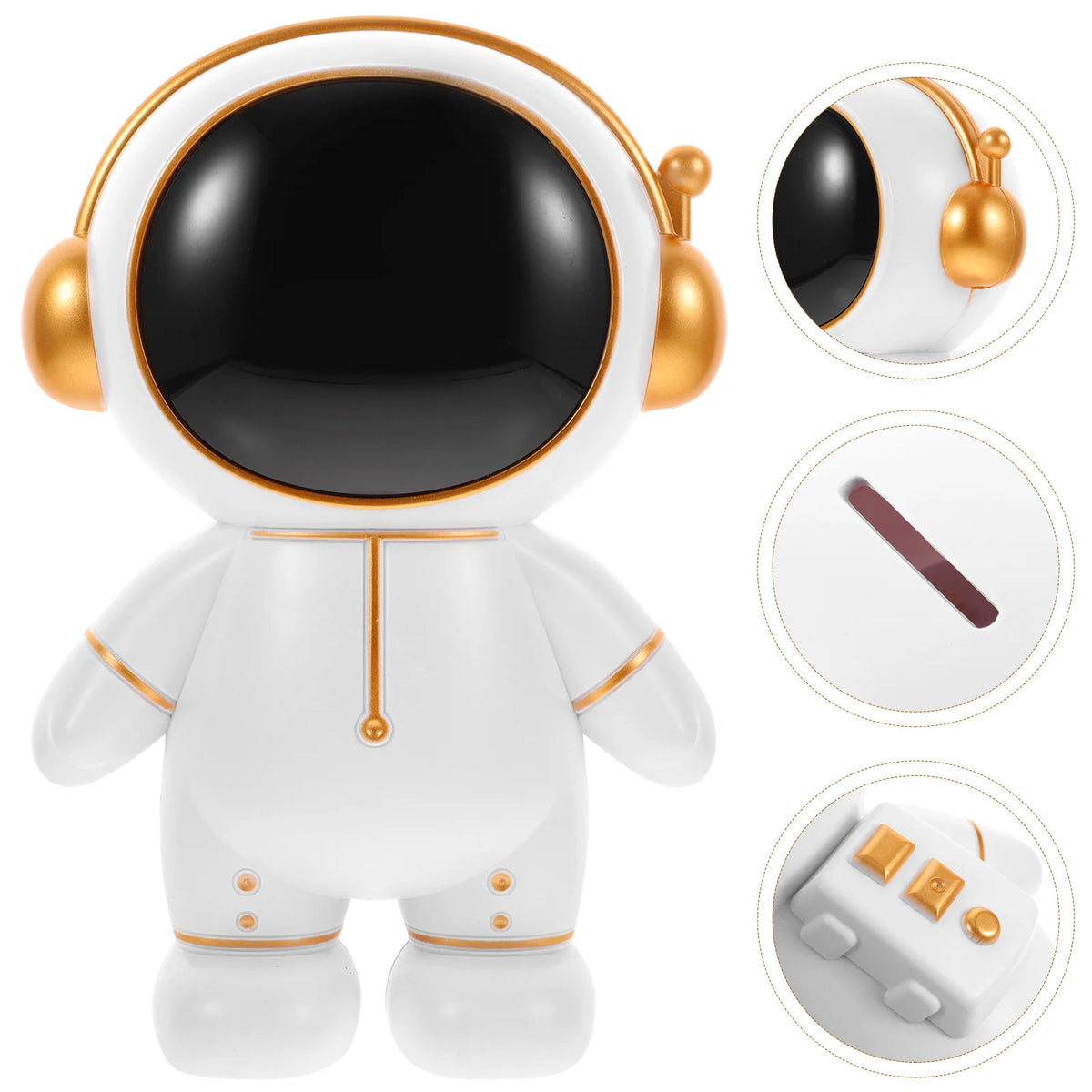 Tirelire enfant astronaute blanc