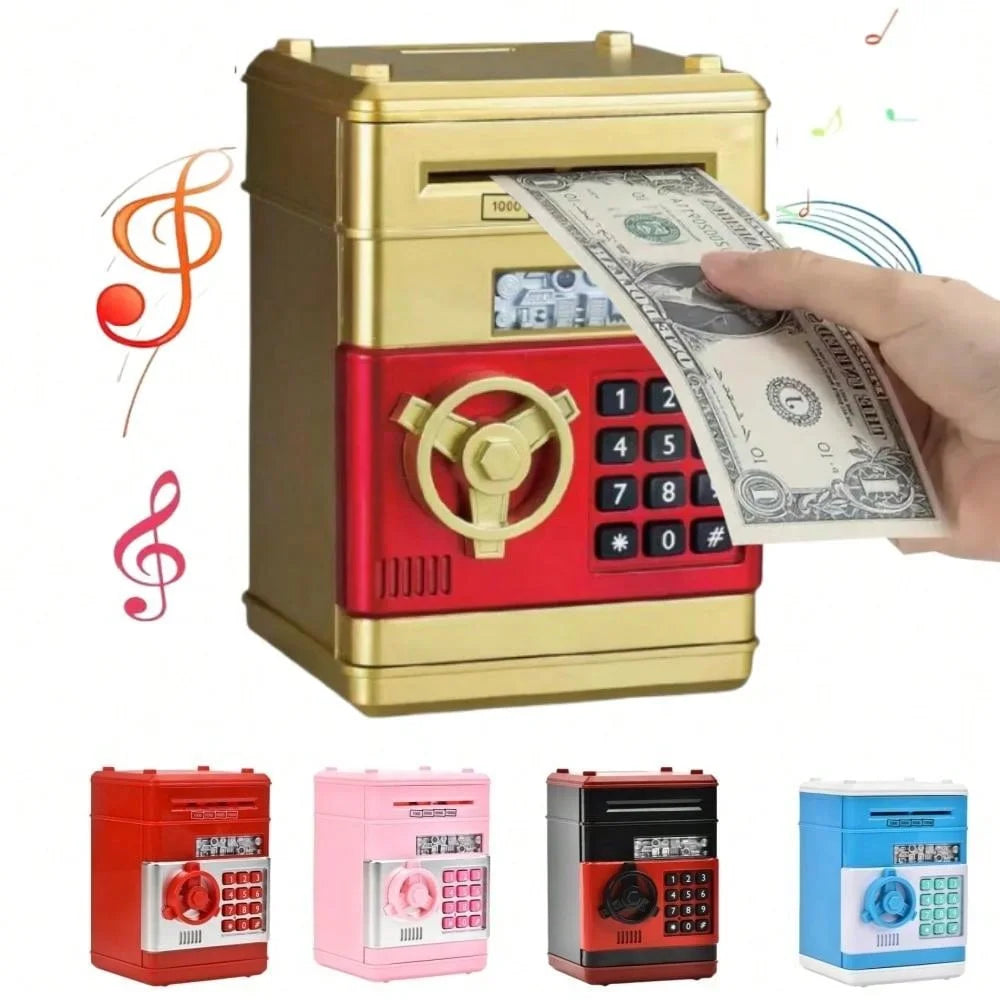 Tirelire enfant coffre rose
