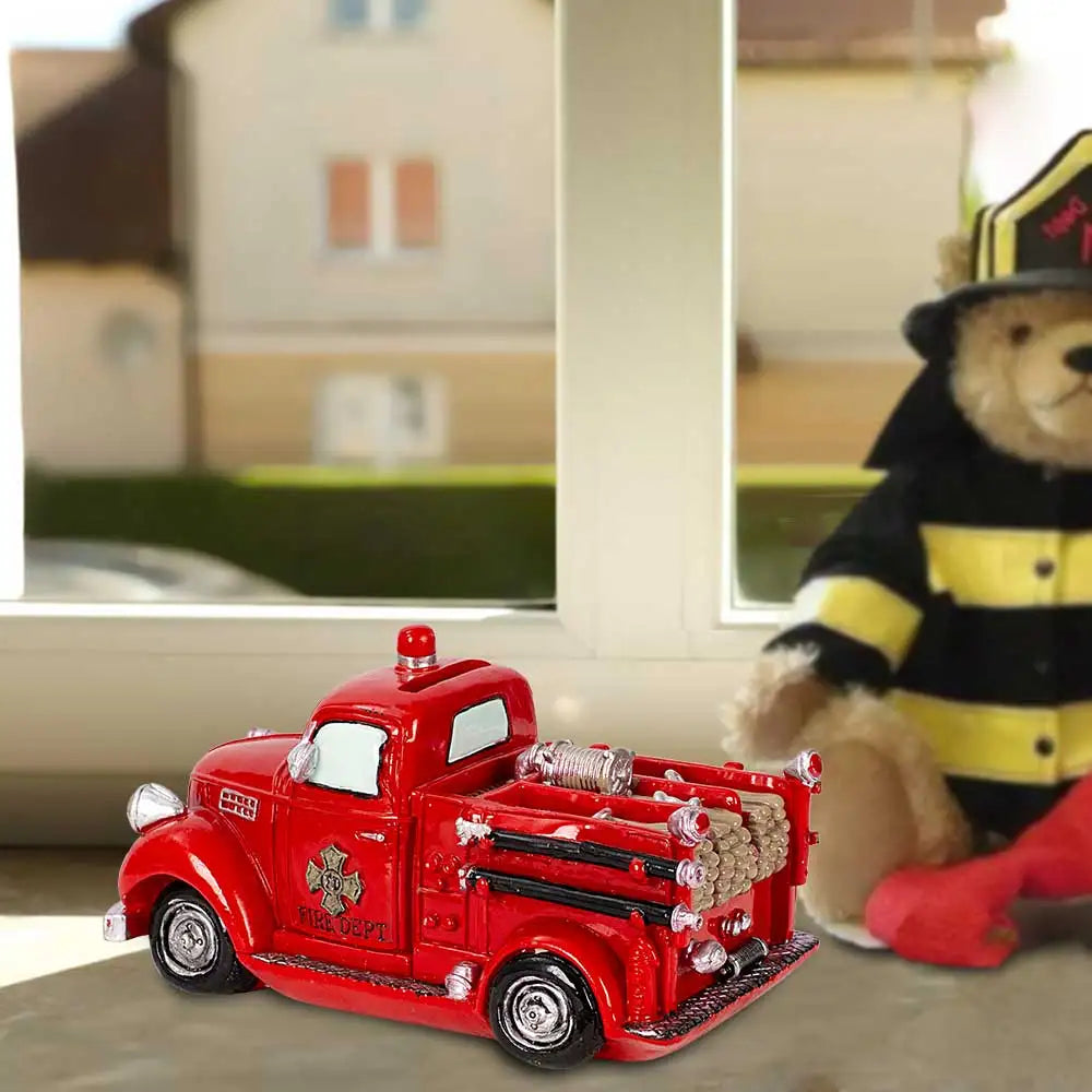 Tirelire enfant pompier