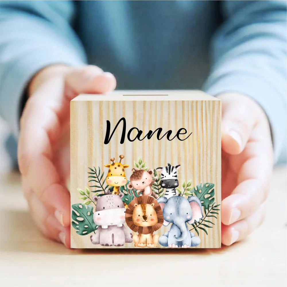 Tirelire Personnalisé Animaux Ours